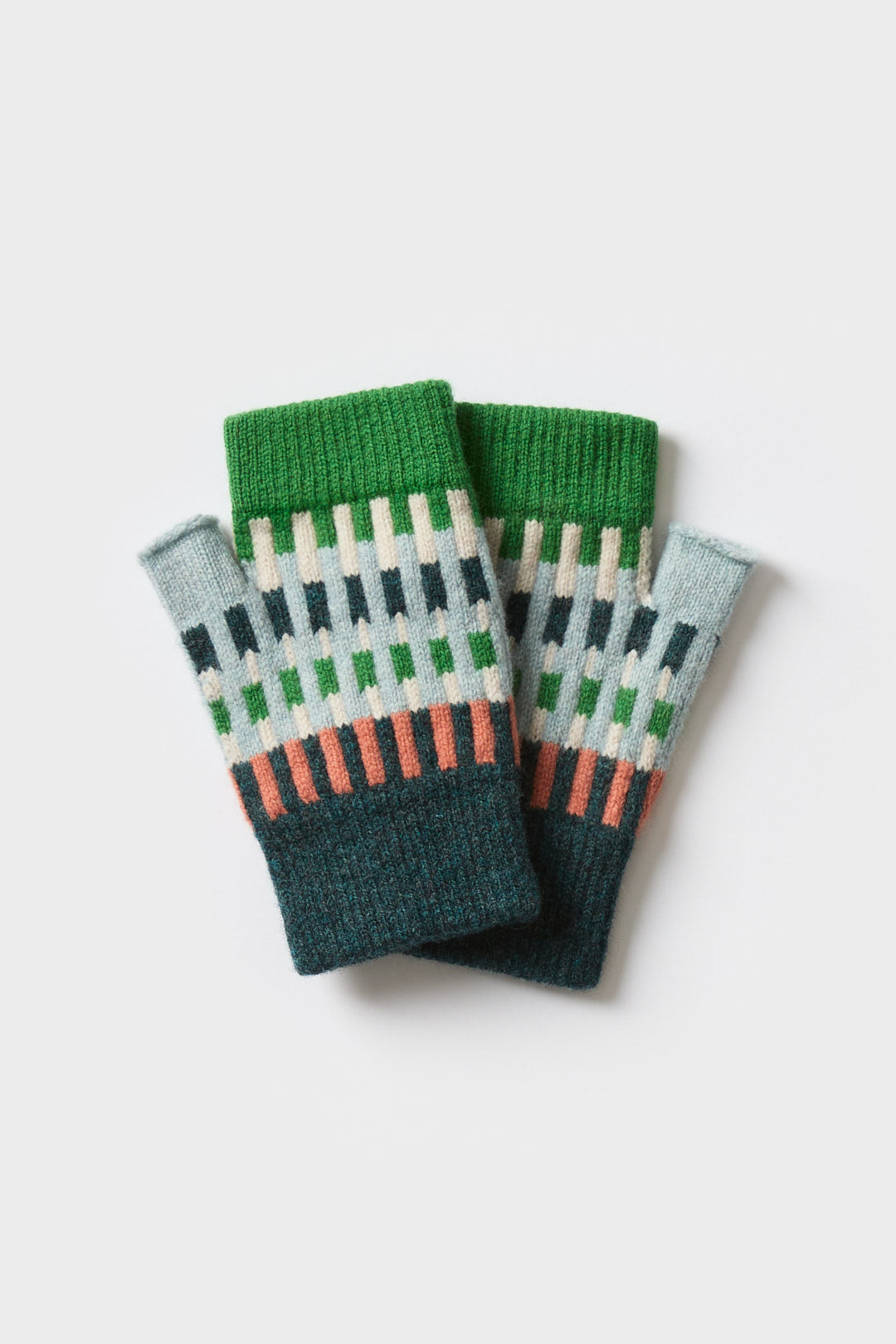 Fingerless Mitten "Harbour" - Ink & Rosehip