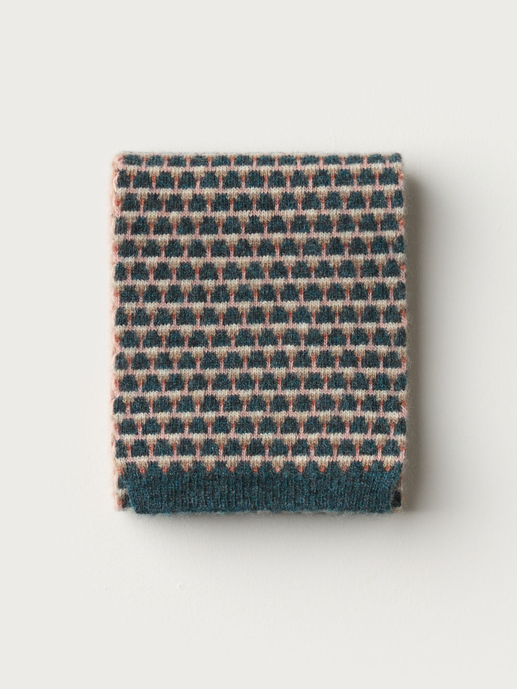 Neckerchief "Basket" - Ink, Sweetpea, Iron Oxide
