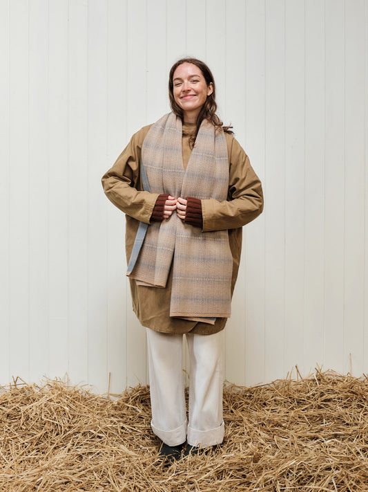 Scarf "Brackish" - Barley & Dusk