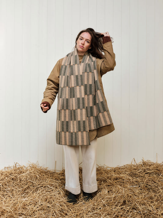 Scarf "Garden" - Barley & Moss