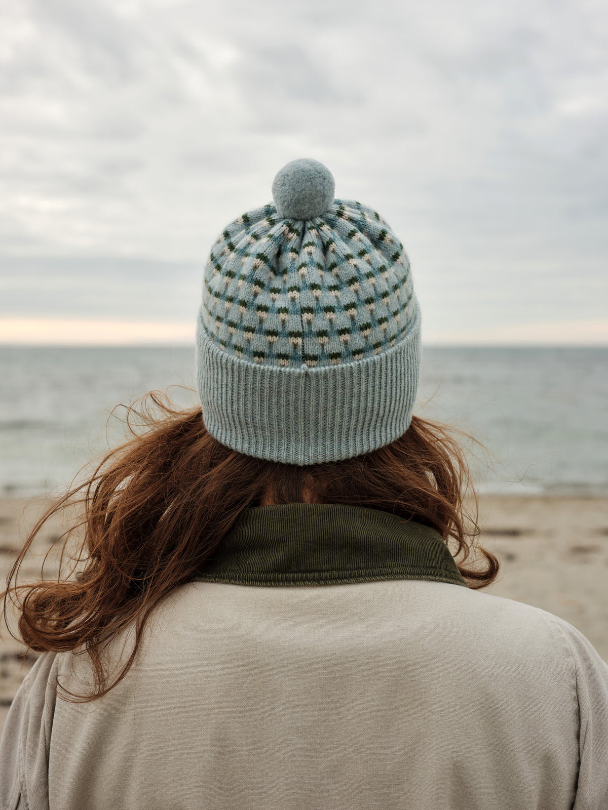 Pom Hat "Basket" - Haar, Pine, North Sea