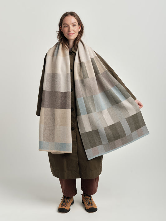 Scarf "Acre" - Haar, Dove, Moss