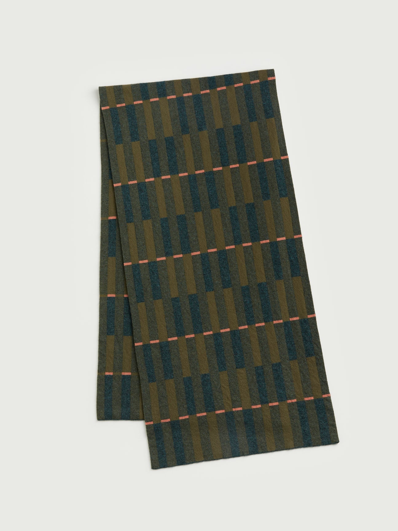 Scarf "Garden" - Olive & Ink