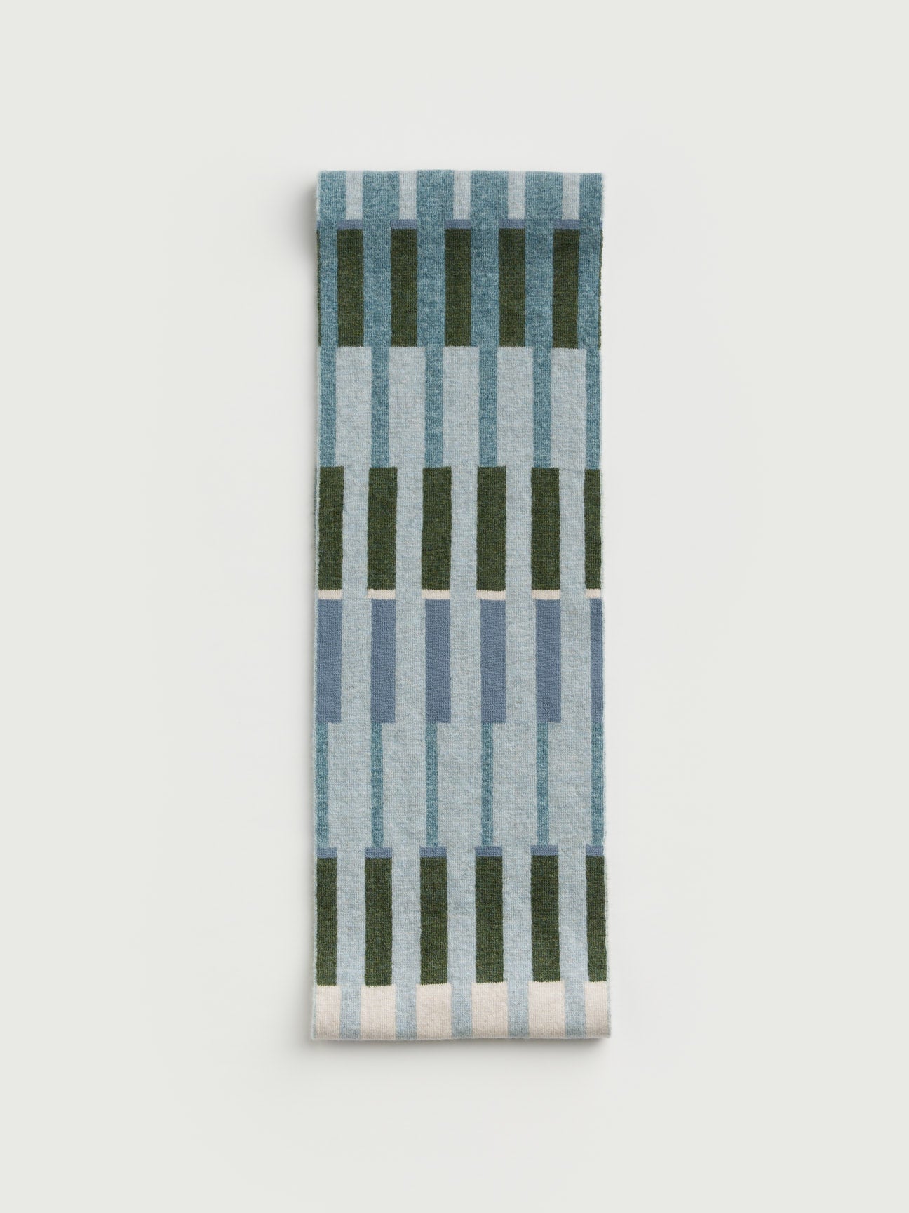 Circle Scarf "Harbour" - Haar, North Sea, Pine