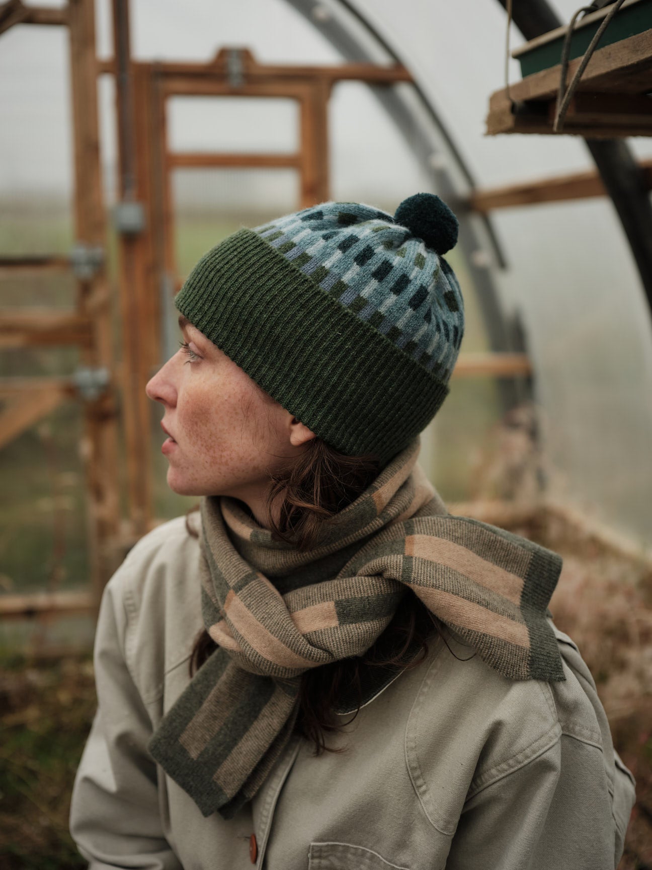 Pom Hat "Harbour" - Pine, North Sea, Haar
