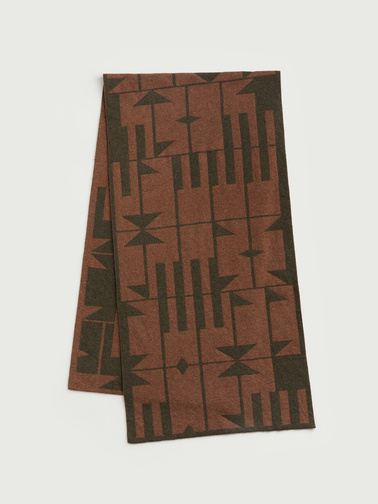 Scarf "Keel" - Nettle & Hazelnut