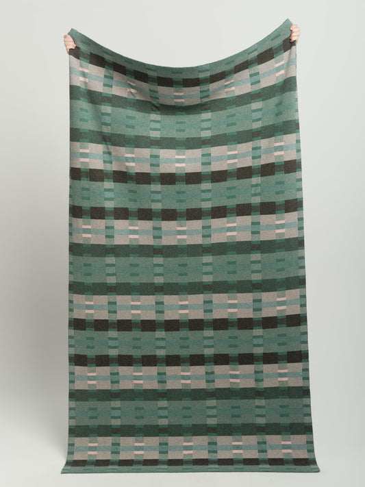 Blanket "Stockholm" - Willow, Loam, Seashell