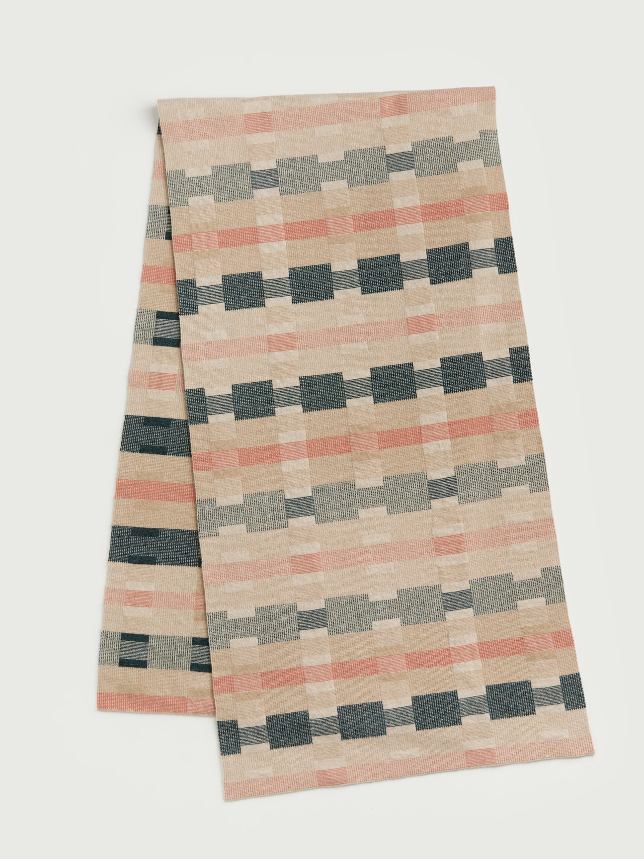 Scarf "Stockholm" - Barley, Rosehip, Ink