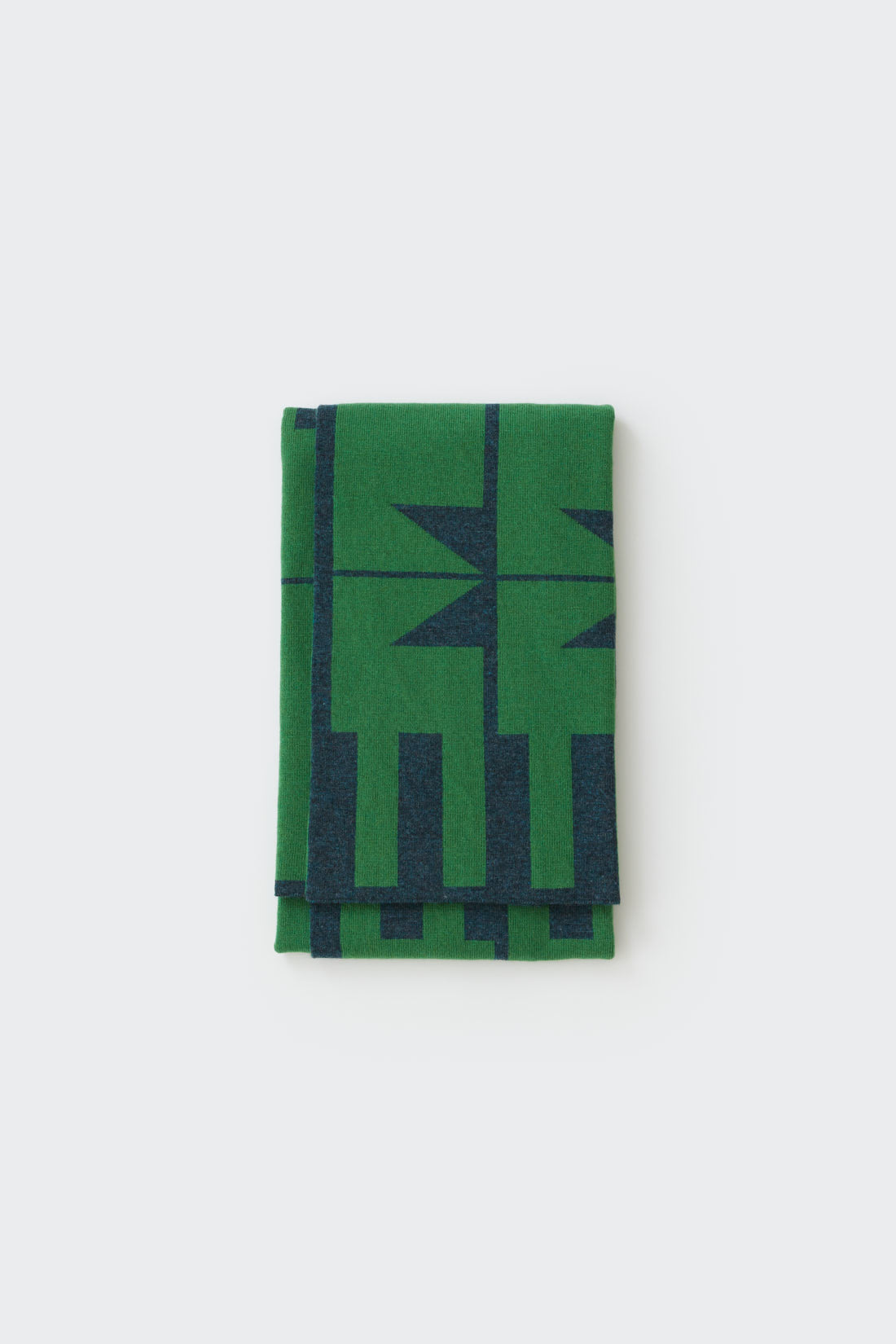 Mini Blanket "Keel" - Ink + Oxide Green