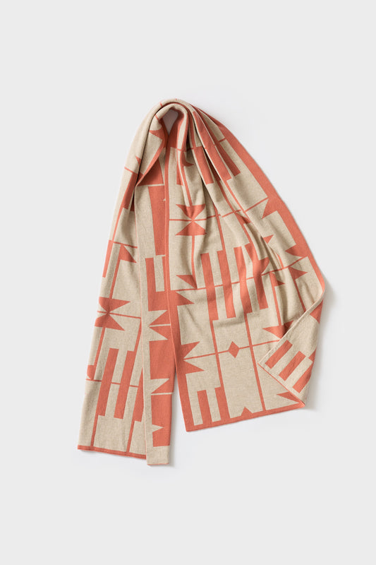 Scarf "Keel" - Rosehip & Oatmeal