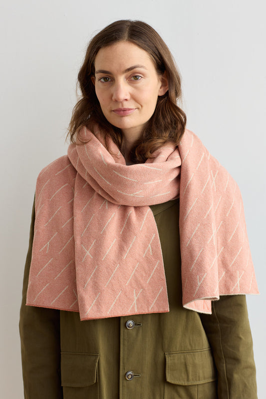 Scarf "Forest" - Rosehip & Oatmeal