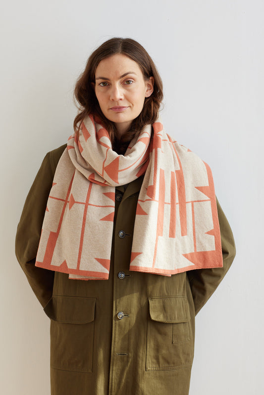 Scarf "Keel" - Rosehip & Oatmeal