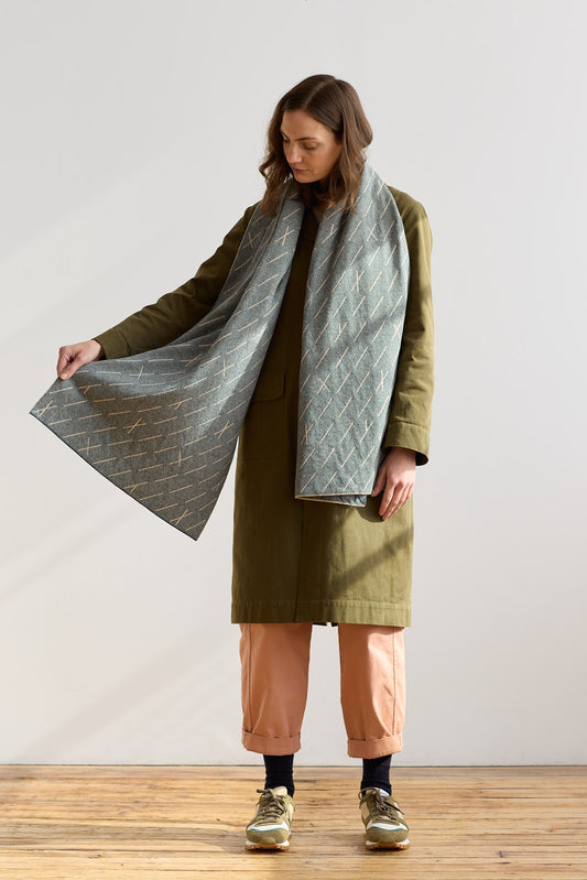 Scarf "Forest" - Ink & Oatmeal