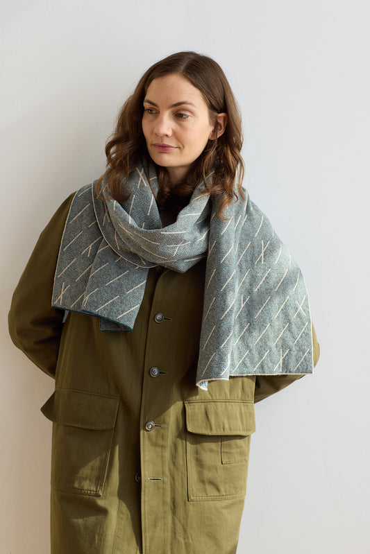 Scarf "Forest" - Ink & Oatmeal