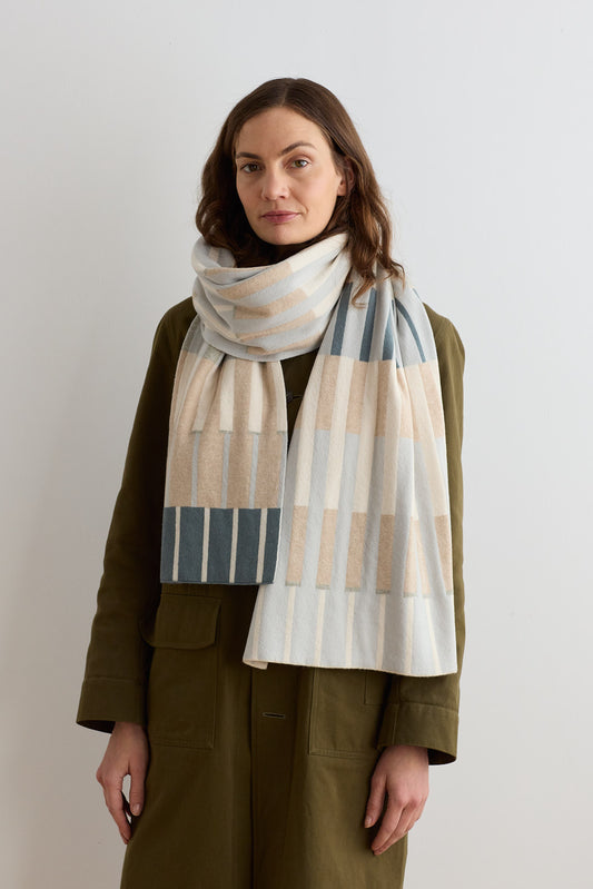 Scarf "Harbour" - Aspen & Oatmeal