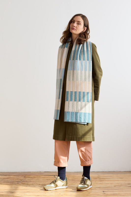 Scarf "Harbour" - North Sea & Oatmeal