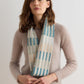 Circle Scarf "Harbour" - North Sea & Oatmeal