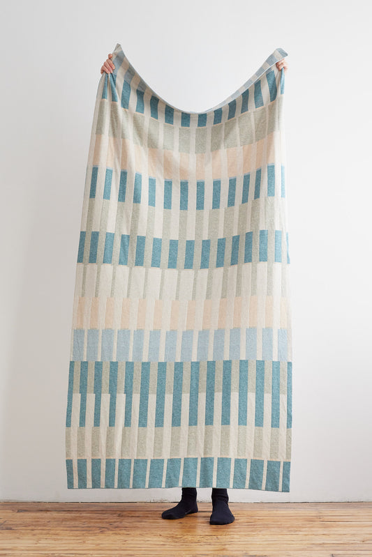 Blanket "Harbour" - North Sea & Oatmeal