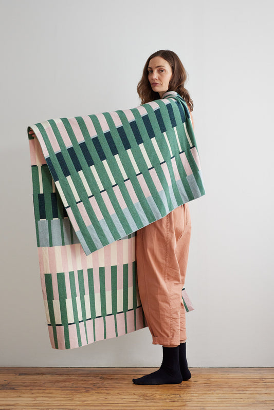 Blanket "Harbour" - Willow & Seashell