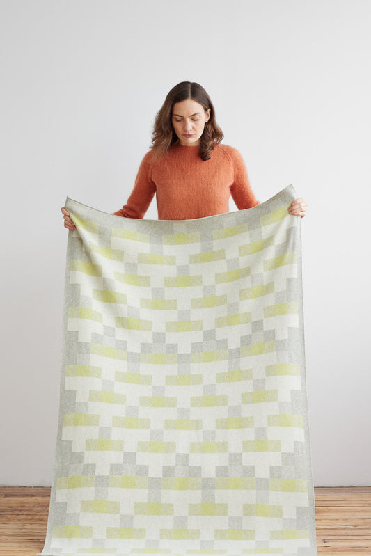 Blanket "Faro" - Birch & Lichen