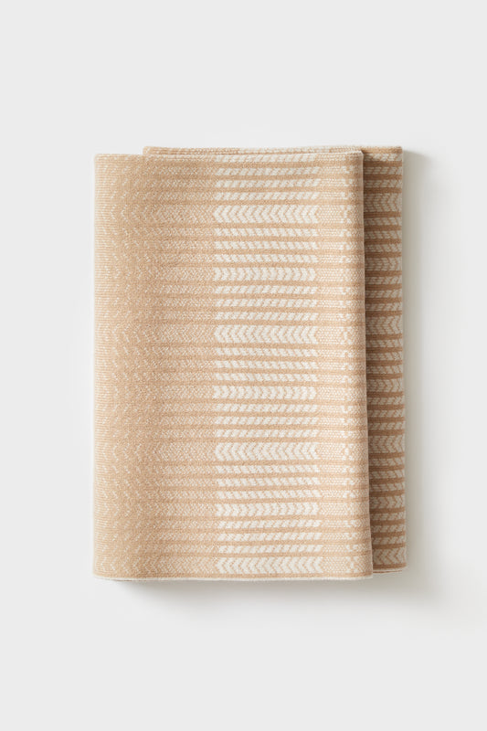 Blanket "Wave" - Barley & Swansdown