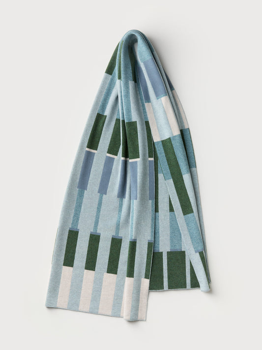 Scarf "Harbour" - Haar, North Sea, Pine