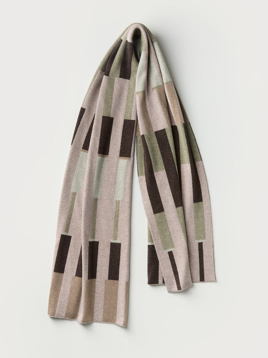 Scarf "Harbour" - Dulse, Loam, Seagrass