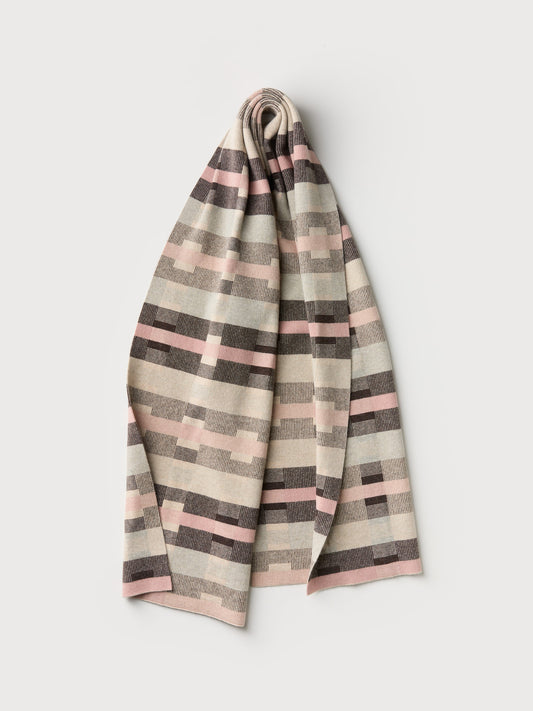 Scarf "Stockholm" - Oat, Loam, Sweetpea