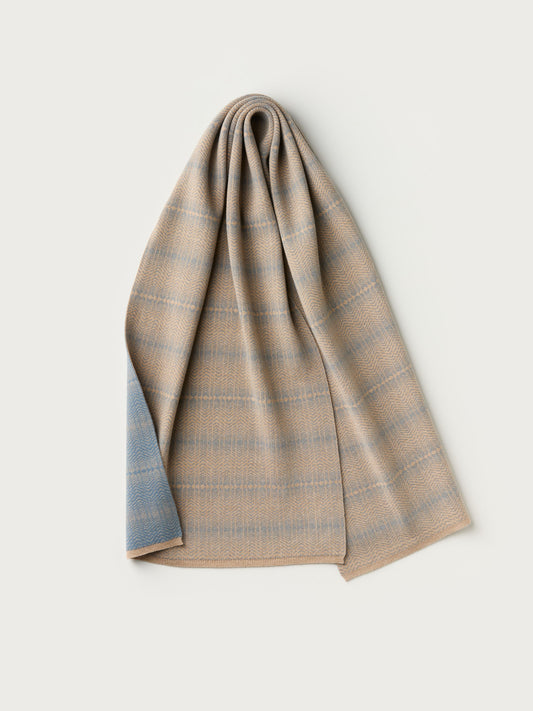 Scarf "Brackish" - Barley & Dusk