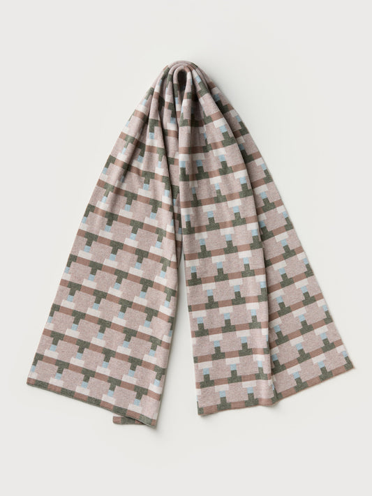 Scarf "Basket" - Dulse, Moss & Haar