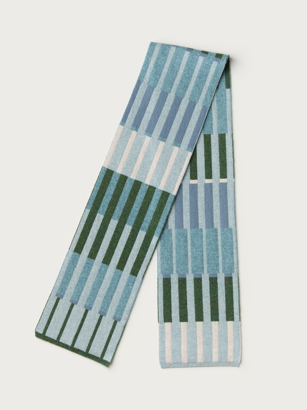 Small Scarf "Harbour" - Haar, North Sea, Pine