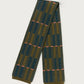 Small Scarf "Garden" - Olive & Ink