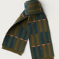 Small Scarf "Garden" - Olive & Ink