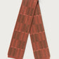 Small Scarf "Garden" - Iron Oxide & Hazelnut