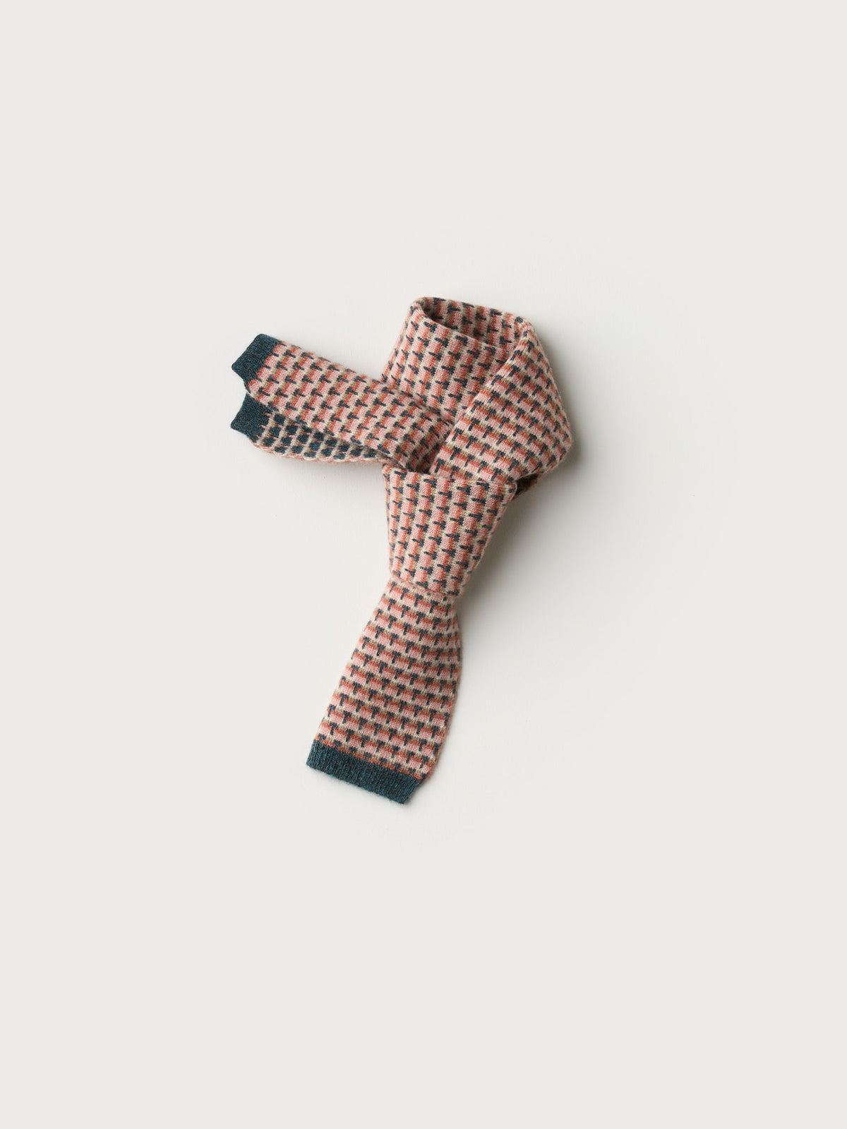 Neckerchief "Basket" - Ink, Sweetpea, Iron Oxide