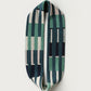 Circle Scarf "Harbour" - Willow, Ink, Dulse