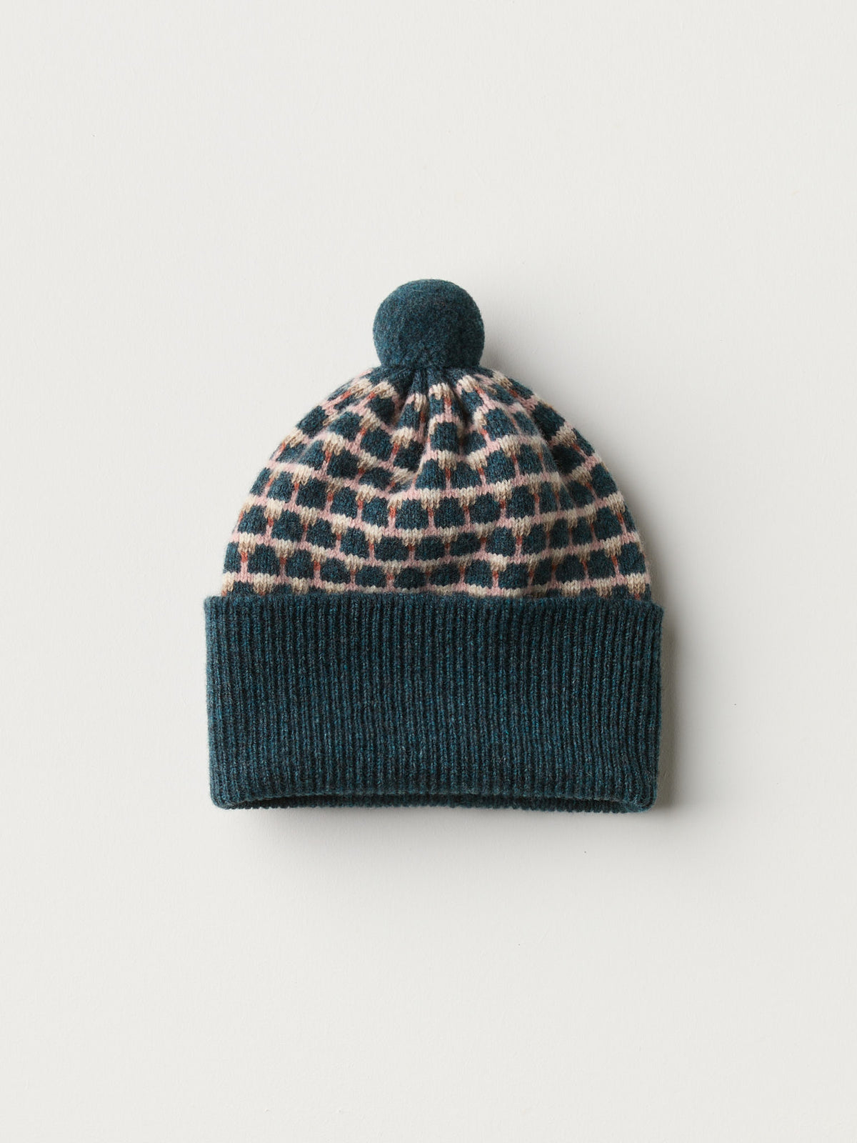 Pom Hat "Basket" - Ink, Sweetpea, Iron Oxide
