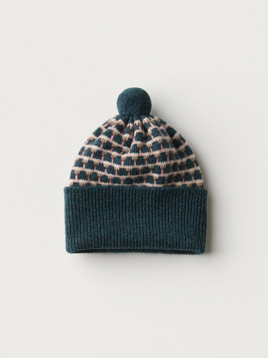 Pom Hat "Basket" - Ink, Sweetpea, Iron Oxide