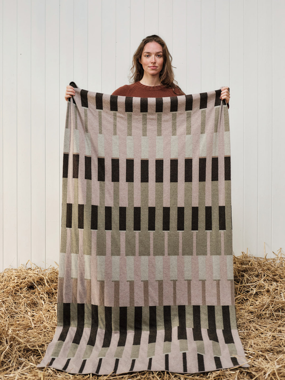 Blanket "Harbour" - Dulse, Loam, Seagrass
