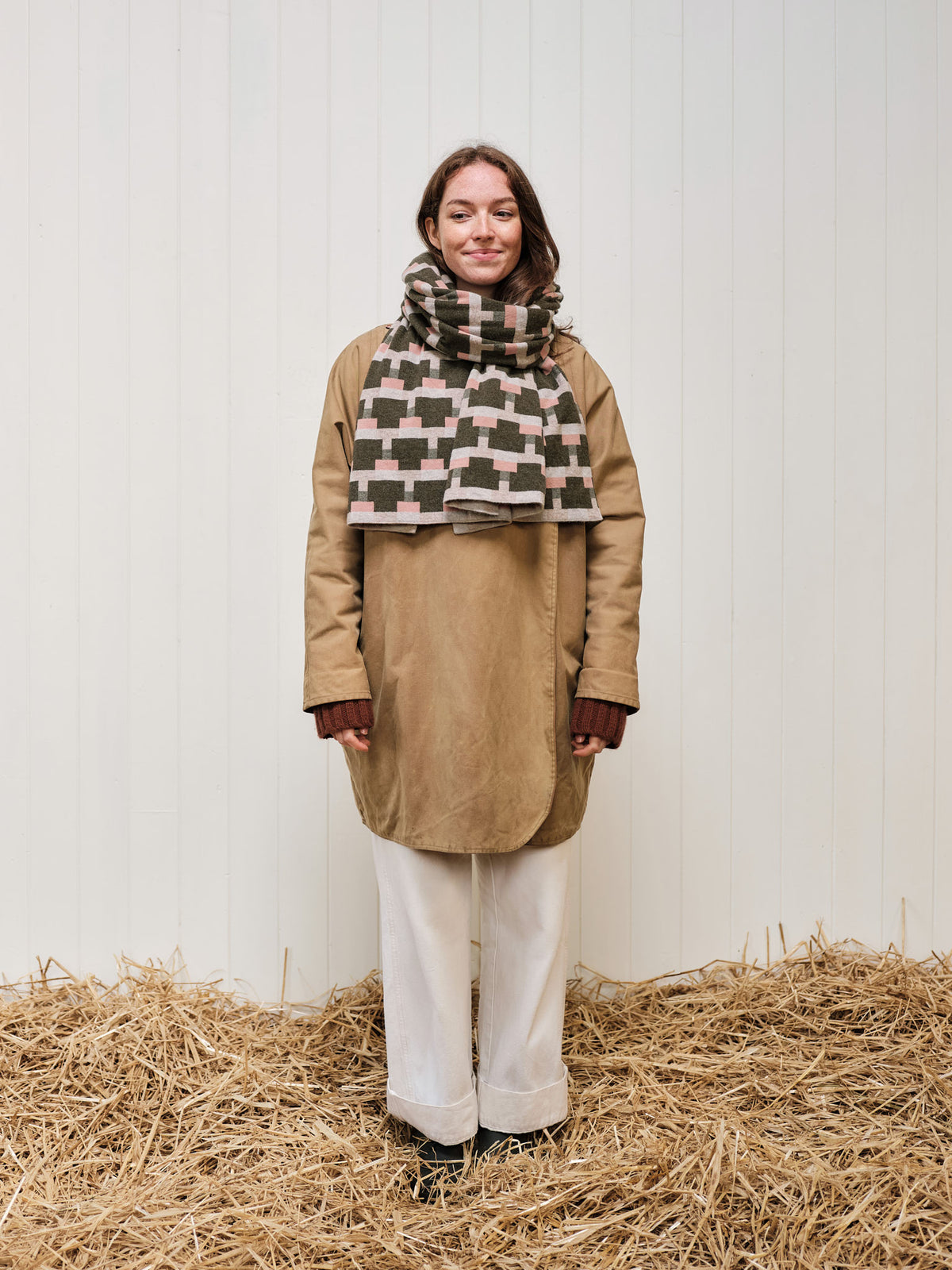 Scarf "Basket" - Nettle, Dulse & Sweetpea