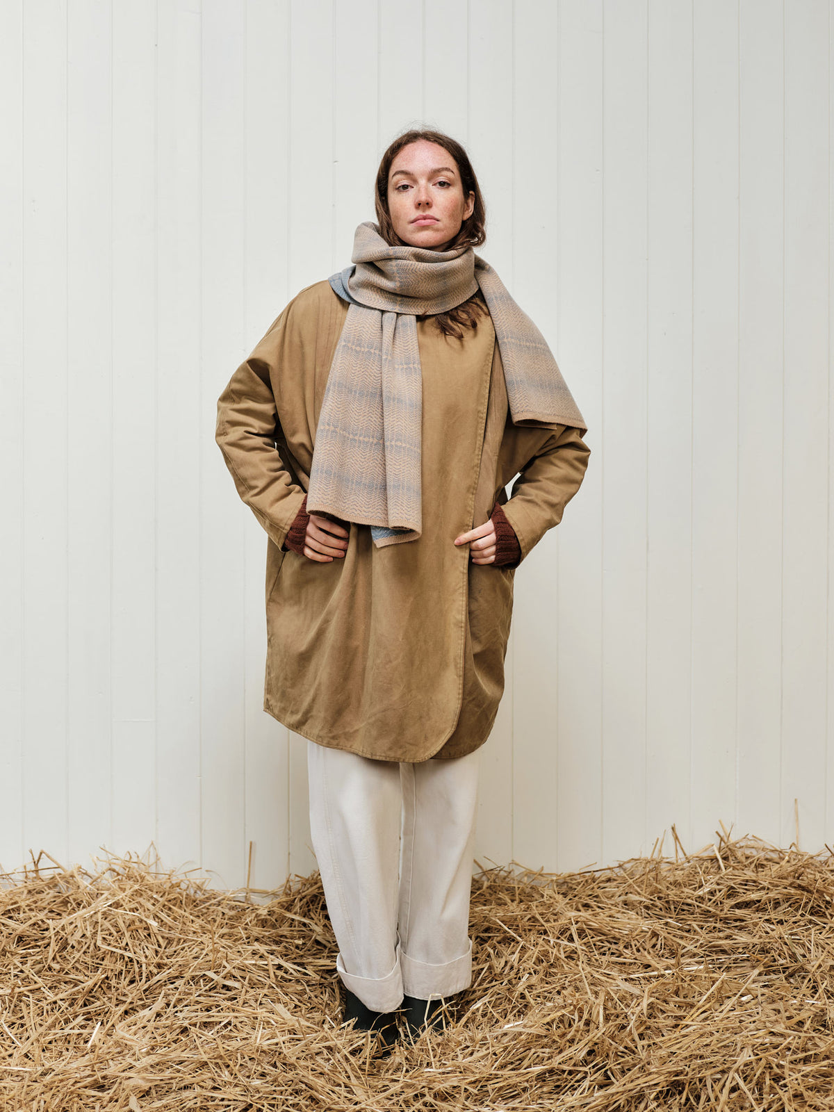 Scarf "Brackish" - Barley & Dusk