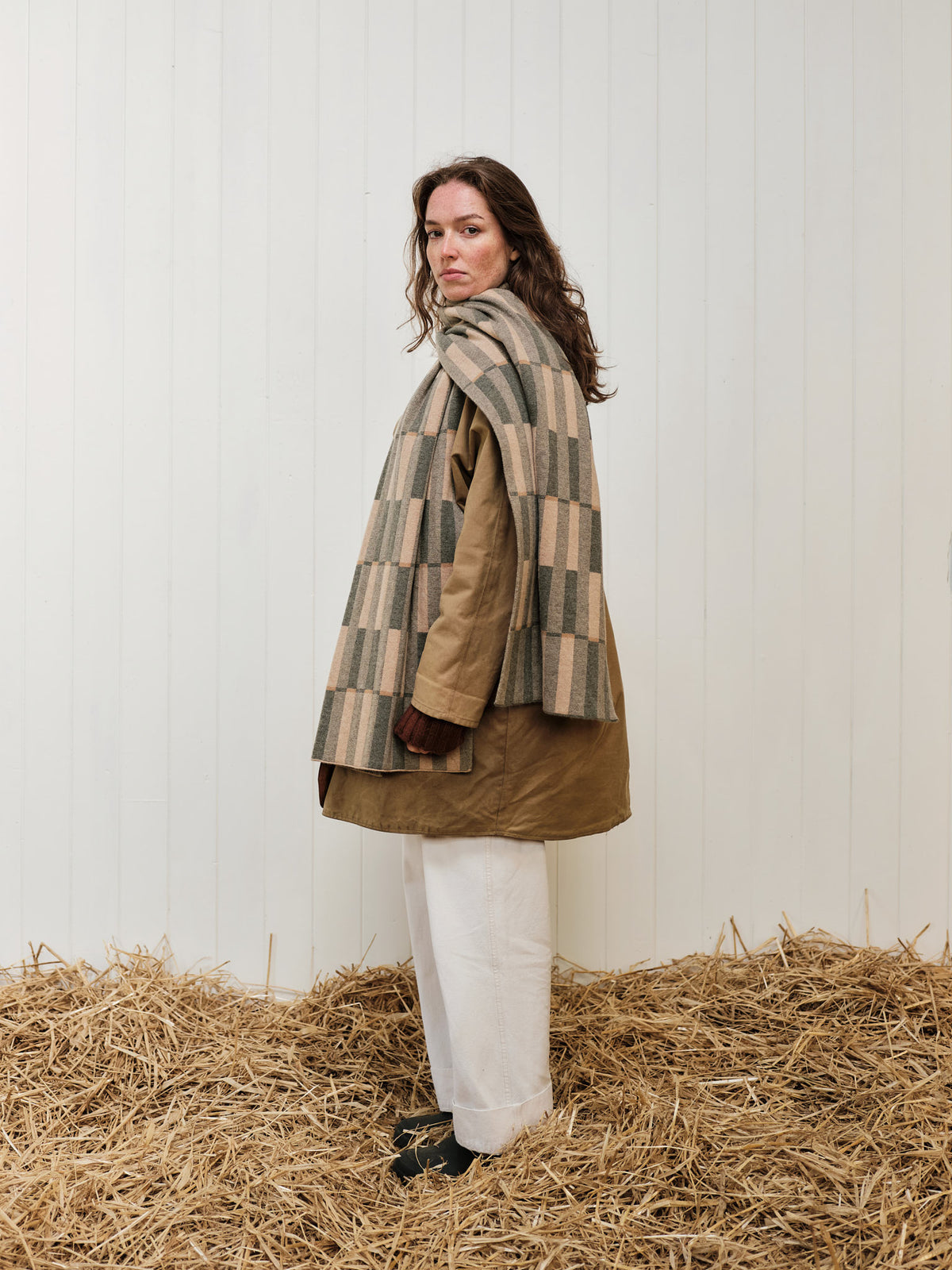 Scarf "Garden" - Barley & Moss