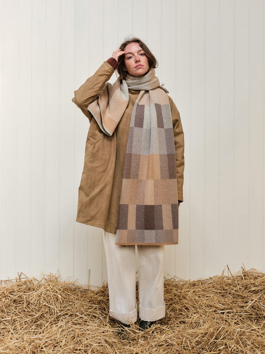Scarf "Acre" - Barley, Hazelnut, Birch