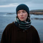 Circle Scarf "Harbour" - Willow, Ink, Dulse