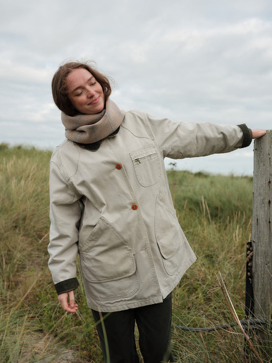 Circle Scarf "Brackish" - Barley & Dusk