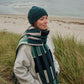 Scarf "Harbour" - Willow, Ink, Dulse