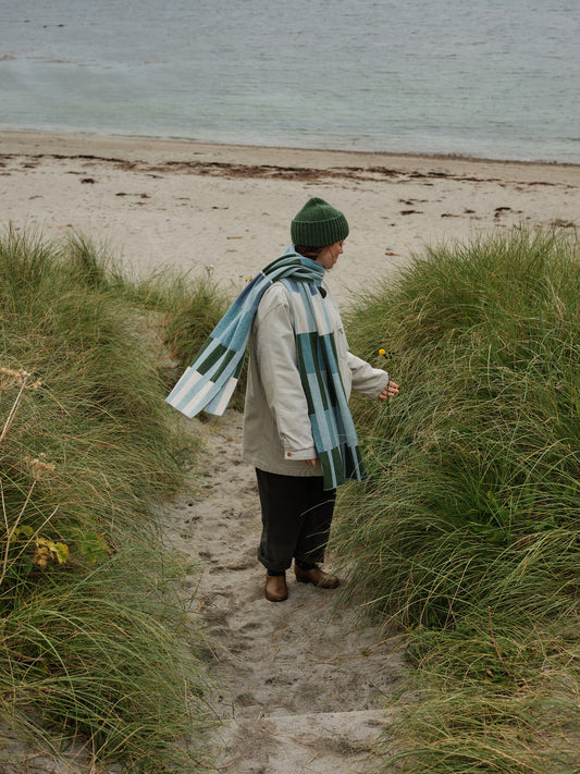 Scarf "Harbour" - Haar, North Sea, Pine
