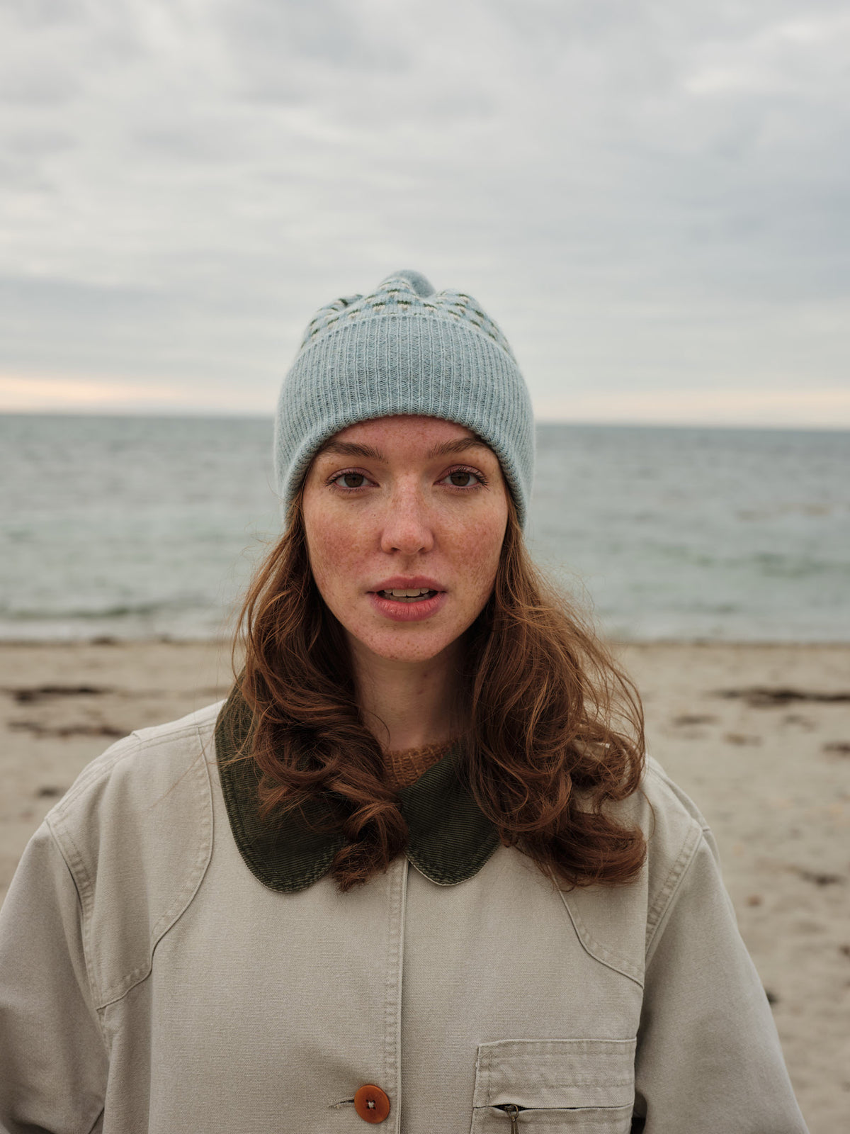 Pom Hat "Basket" - Haar, Pine, North Sea