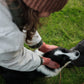 Fingerless Mitten "Brackish" - Iron Oxide & Swansdown - Pre-Order