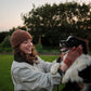 Fingerless Mitten "Brackish" - Iron Oxide & Swansdown - Pre-Order